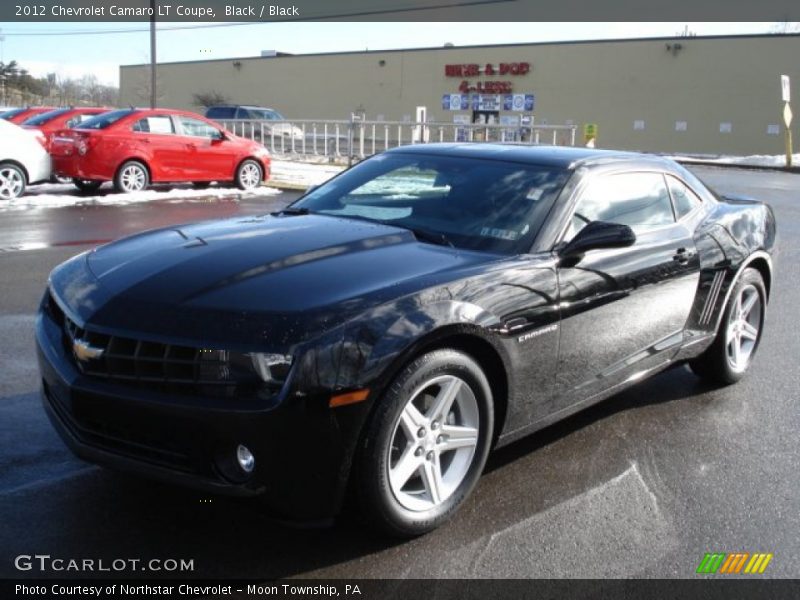 Black / Black 2012 Chevrolet Camaro LT Coupe