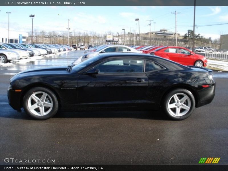 Black / Black 2012 Chevrolet Camaro LT Coupe