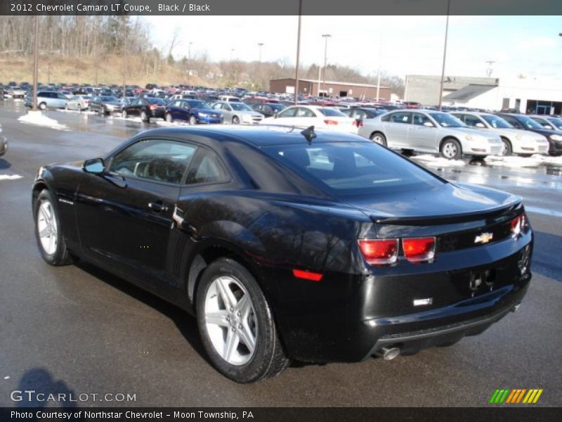 Black / Black 2012 Chevrolet Camaro LT Coupe