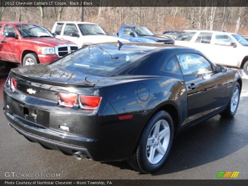 Black / Black 2012 Chevrolet Camaro LT Coupe