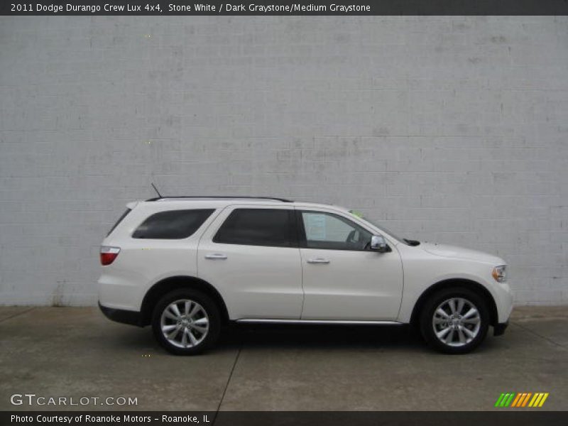 Stone White / Dark Graystone/Medium Graystone 2011 Dodge Durango Crew Lux 4x4