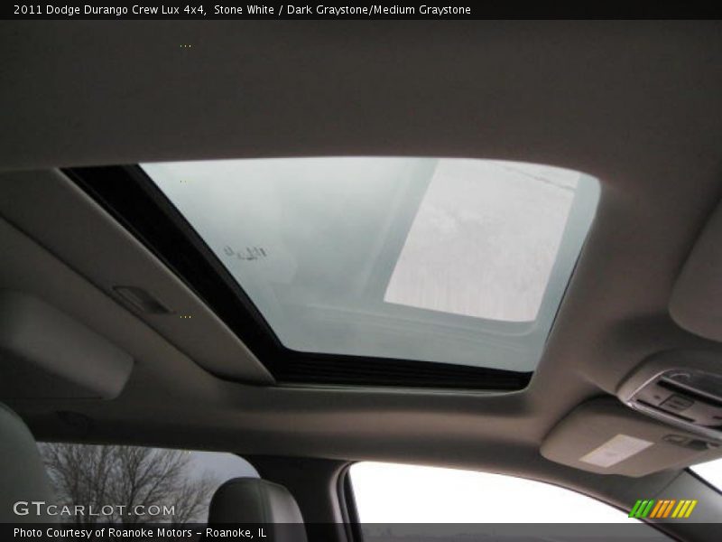 Stone White / Dark Graystone/Medium Graystone 2011 Dodge Durango Crew Lux 4x4