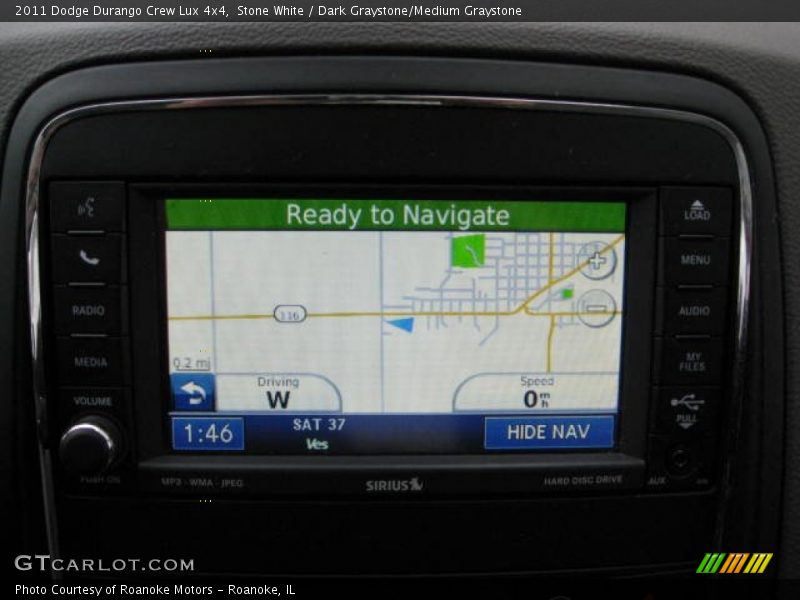 Stone White / Dark Graystone/Medium Graystone 2011 Dodge Durango Crew Lux 4x4