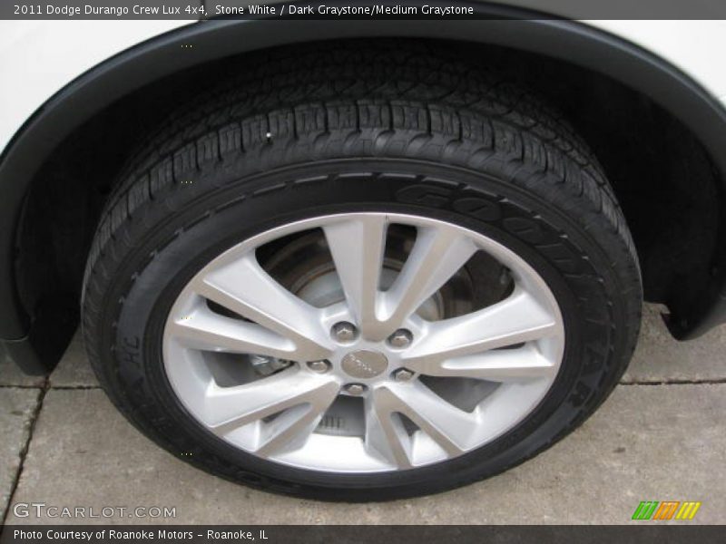 Stone White / Dark Graystone/Medium Graystone 2011 Dodge Durango Crew Lux 4x4