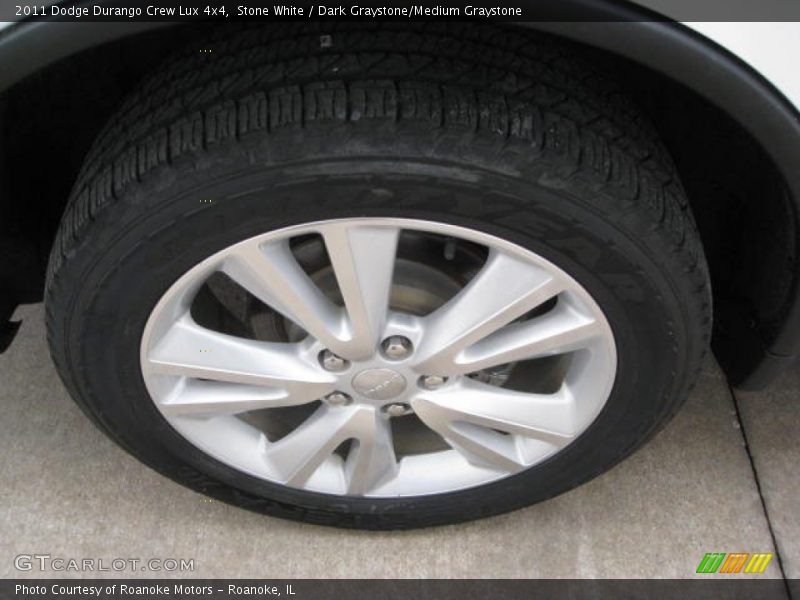 Stone White / Dark Graystone/Medium Graystone 2011 Dodge Durango Crew Lux 4x4