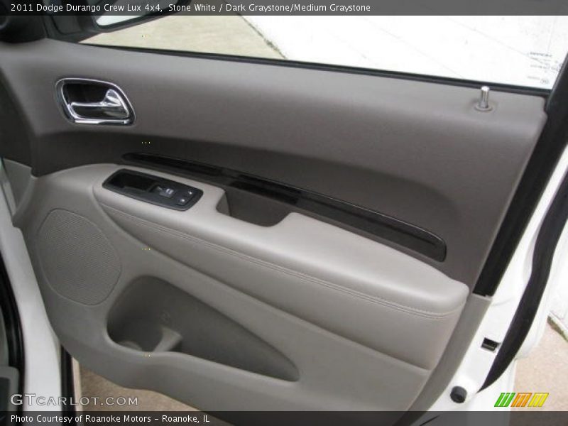 Stone White / Dark Graystone/Medium Graystone 2011 Dodge Durango Crew Lux 4x4