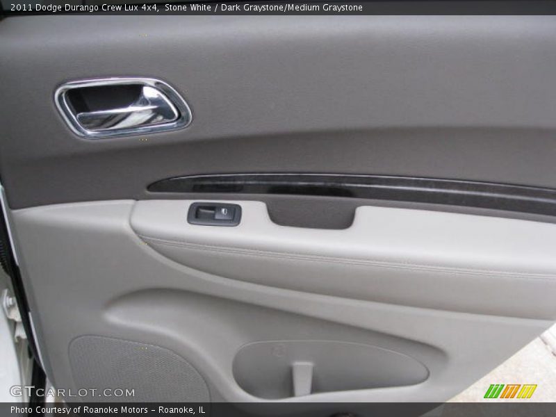 Stone White / Dark Graystone/Medium Graystone 2011 Dodge Durango Crew Lux 4x4