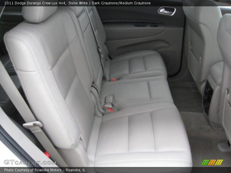 Stone White / Dark Graystone/Medium Graystone 2011 Dodge Durango Crew Lux 4x4
