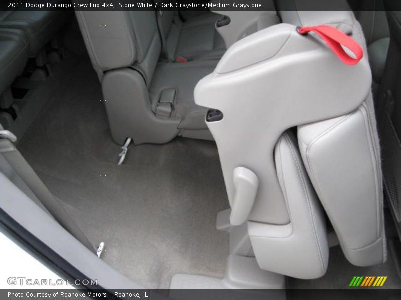 Stone White / Dark Graystone/Medium Graystone 2011 Dodge Durango Crew Lux 4x4