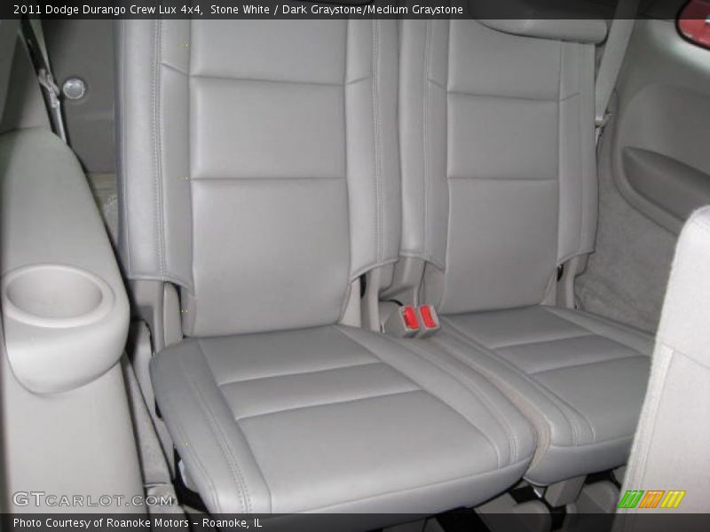 Stone White / Dark Graystone/Medium Graystone 2011 Dodge Durango Crew Lux 4x4