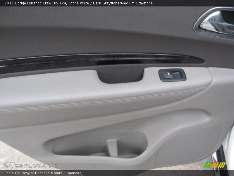 Stone White / Dark Graystone/Medium Graystone 2011 Dodge Durango Crew Lux 4x4