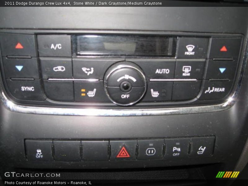 Stone White / Dark Graystone/Medium Graystone 2011 Dodge Durango Crew Lux 4x4