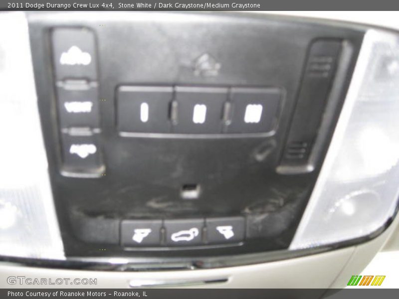 Stone White / Dark Graystone/Medium Graystone 2011 Dodge Durango Crew Lux 4x4