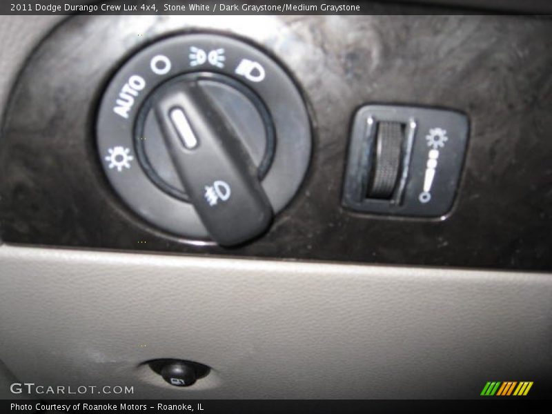 Stone White / Dark Graystone/Medium Graystone 2011 Dodge Durango Crew Lux 4x4