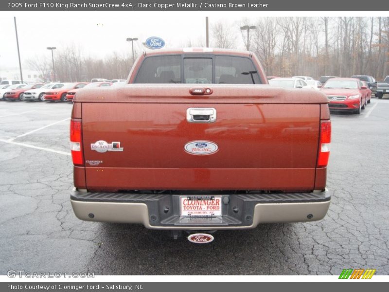 Dark Copper Metallic / Castano Brown Leather 2005 Ford F150 King Ranch SuperCrew 4x4