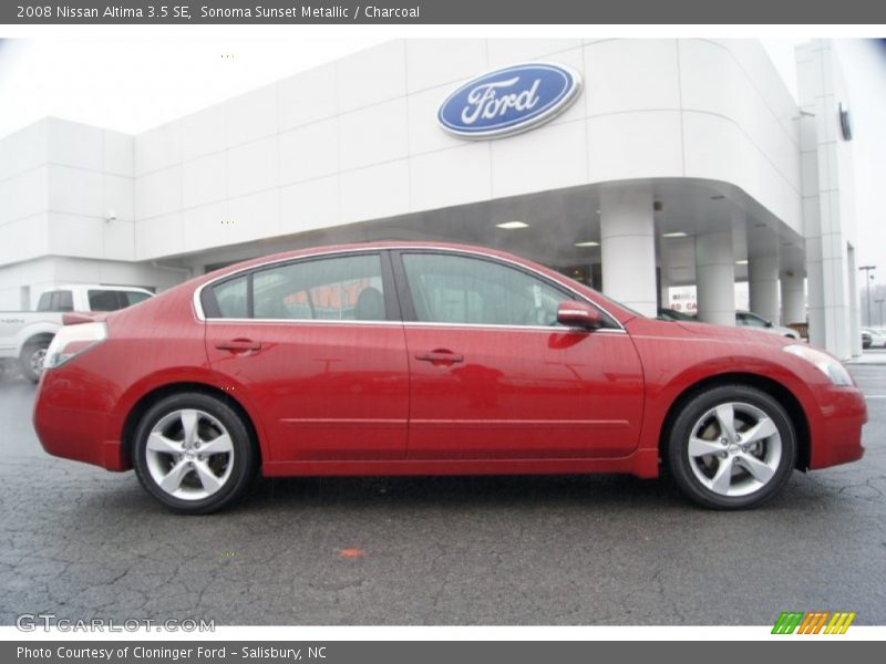 Sonoma Sunset Metallic / Charcoal 2008 Nissan Altima 3.5 SE