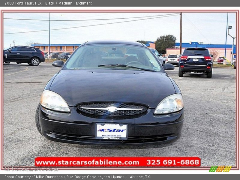 Black / Medium Parchment 2003 Ford Taurus LX
