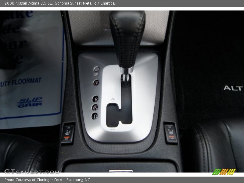 Sonoma Sunset Metallic / Charcoal 2008 Nissan Altima 3.5 SE