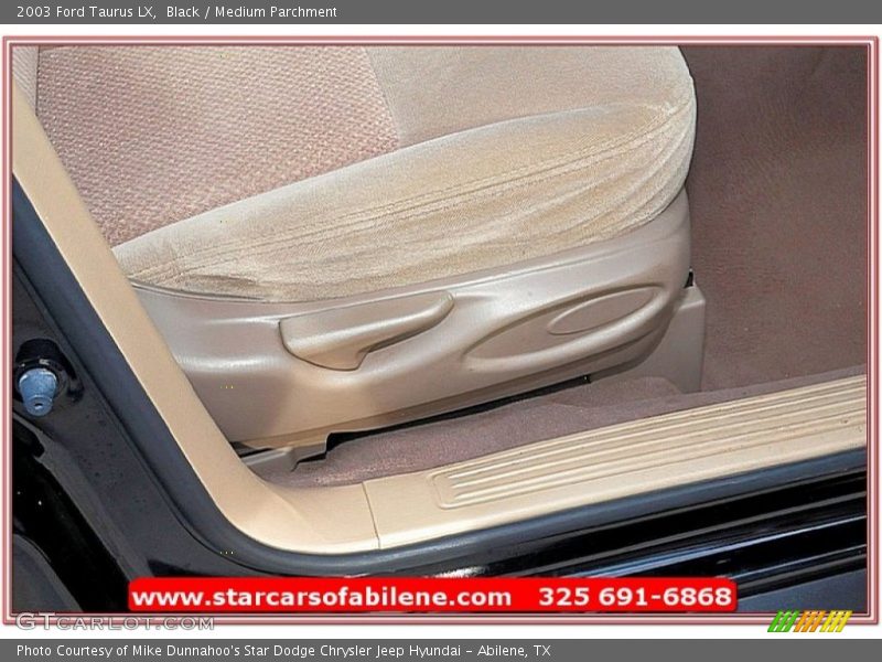 Black / Medium Parchment 2003 Ford Taurus LX
