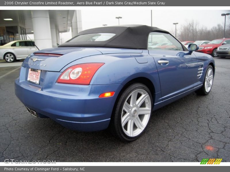 Aero Blue Pearl / Dark Slate Gray/Medium Slate Gray 2006 Chrysler Crossfire Limited Roadster