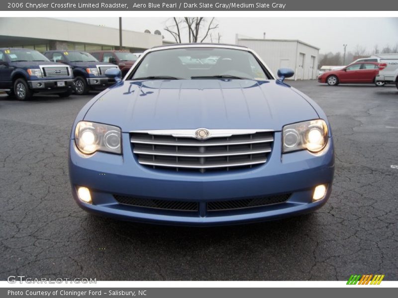 Aero Blue Pearl / Dark Slate Gray/Medium Slate Gray 2006 Chrysler Crossfire Limited Roadster