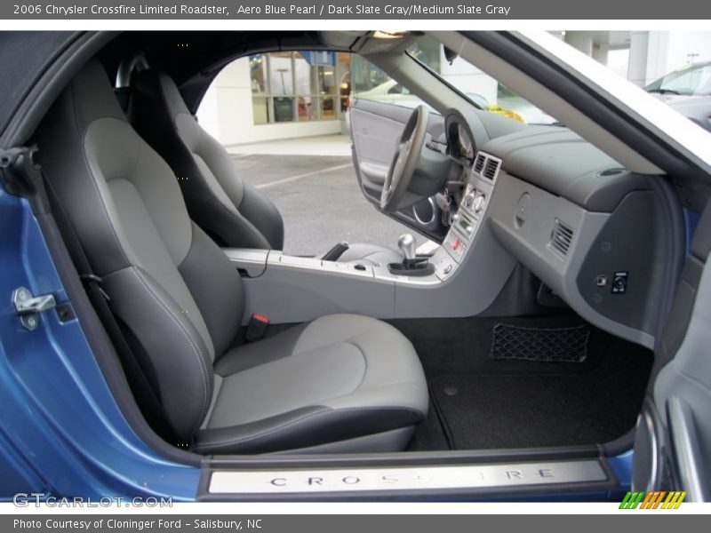 Aero Blue Pearl / Dark Slate Gray/Medium Slate Gray 2006 Chrysler Crossfire Limited Roadster