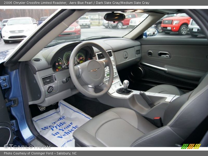 Aero Blue Pearl / Dark Slate Gray/Medium Slate Gray 2006 Chrysler Crossfire Limited Roadster