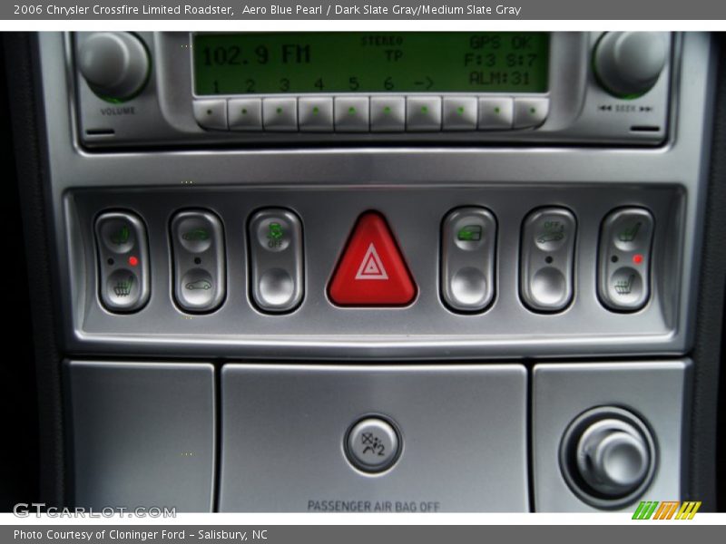 Controls of 2006 Crossfire Limited Roadster