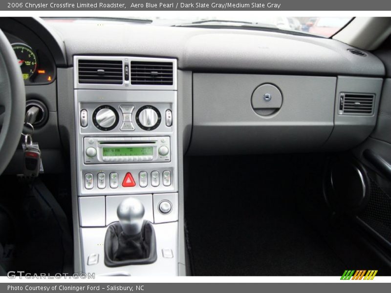 Aero Blue Pearl / Dark Slate Gray/Medium Slate Gray 2006 Chrysler Crossfire Limited Roadster