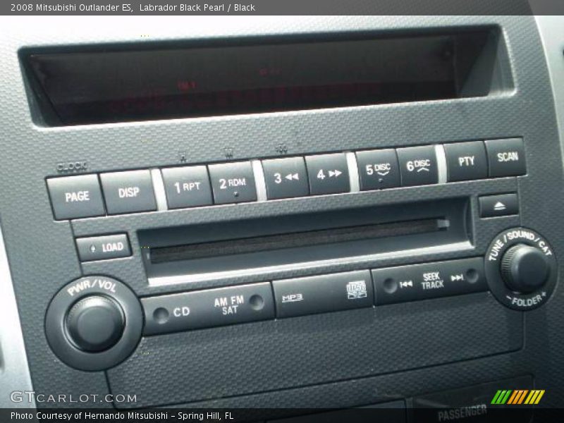 Labrador Black Pearl / Black 2008 Mitsubishi Outlander ES