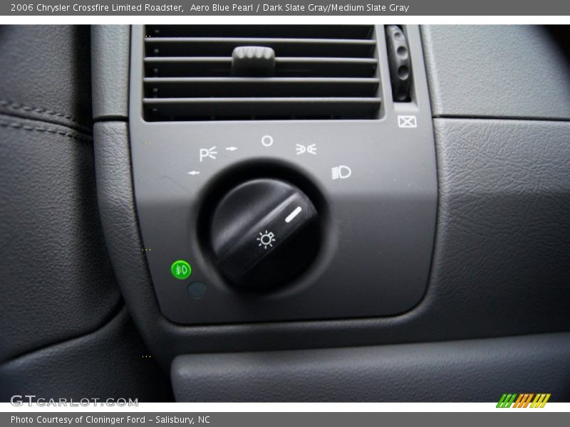 Aero Blue Pearl / Dark Slate Gray/Medium Slate Gray 2006 Chrysler Crossfire Limited Roadster