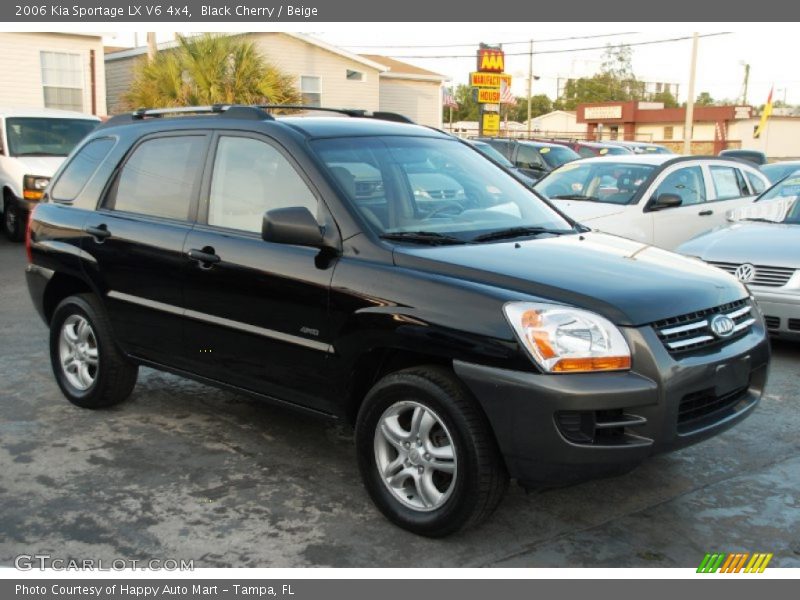 Black Cherry / Beige 2006 Kia Sportage LX V6 4x4