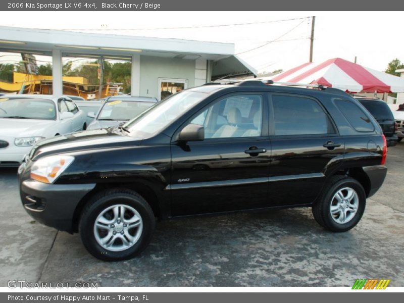 Black Cherry / Beige 2006 Kia Sportage LX V6 4x4
