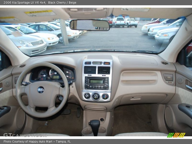 Black Cherry / Beige 2006 Kia Sportage LX V6 4x4