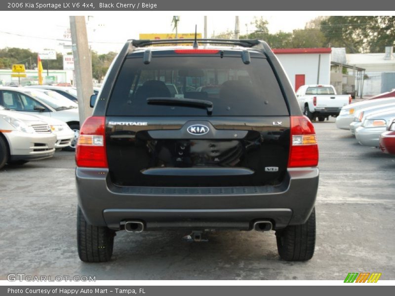Black Cherry / Beige 2006 Kia Sportage LX V6 4x4