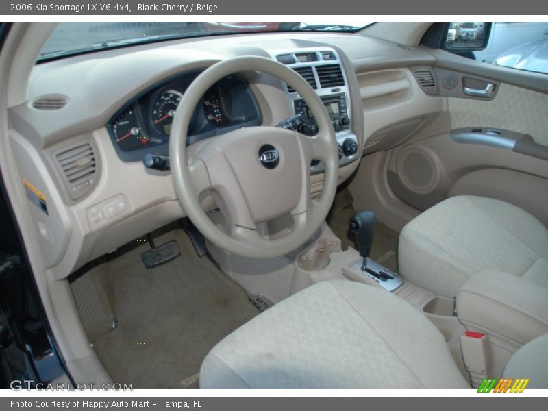 Black Cherry / Beige 2006 Kia Sportage LX V6 4x4