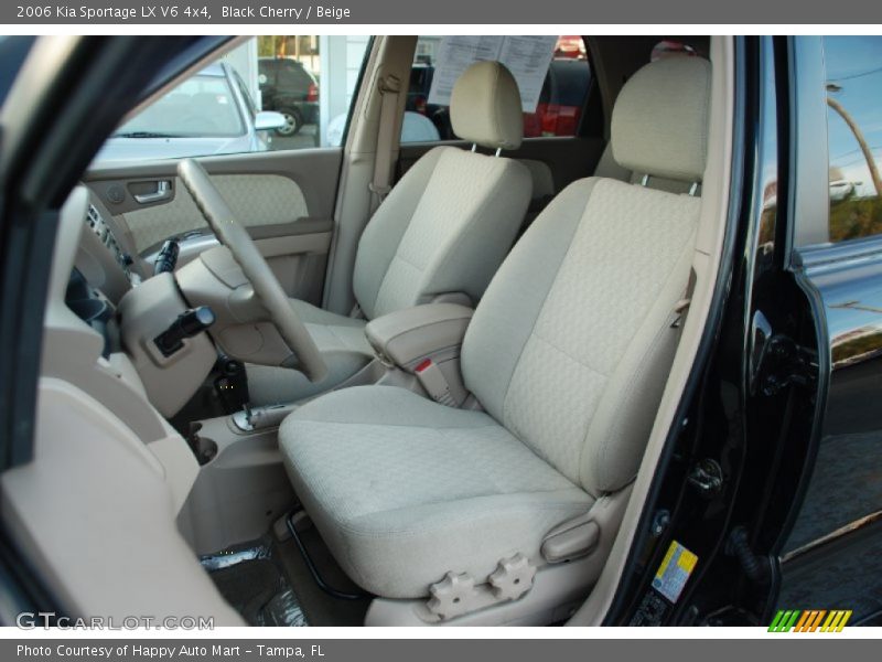 Black Cherry / Beige 2006 Kia Sportage LX V6 4x4