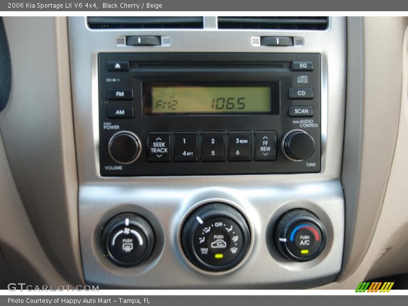 Black Cherry / Beige 2006 Kia Sportage LX V6 4x4