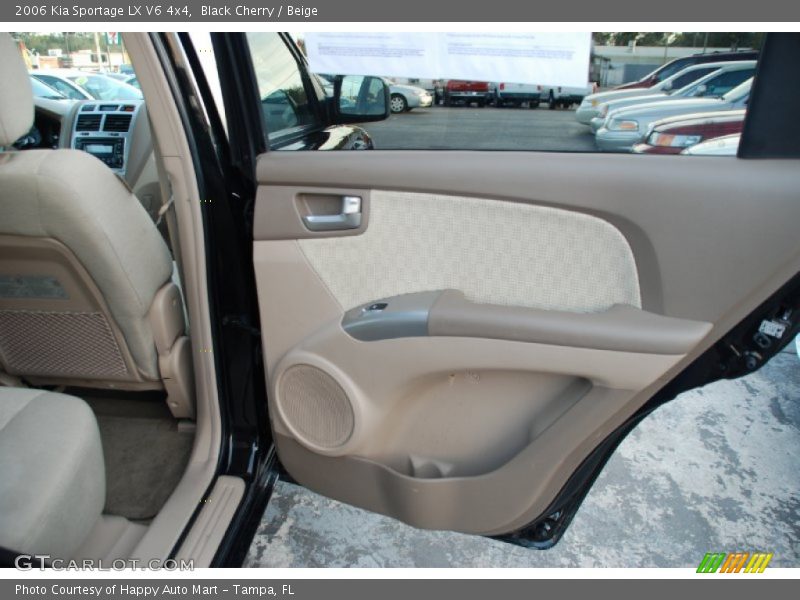 Black Cherry / Beige 2006 Kia Sportage LX V6 4x4