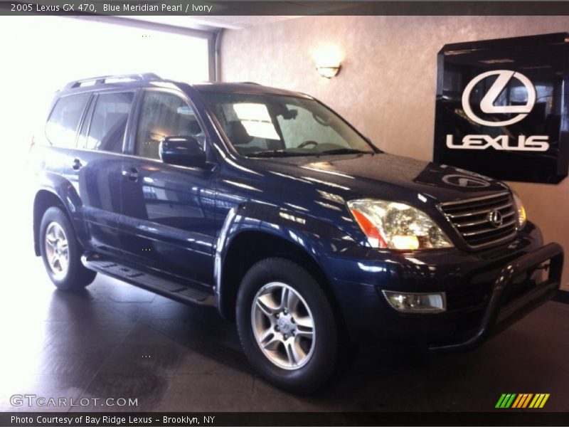 Blue Meridian Pearl / Ivory 2005 Lexus GX 470
