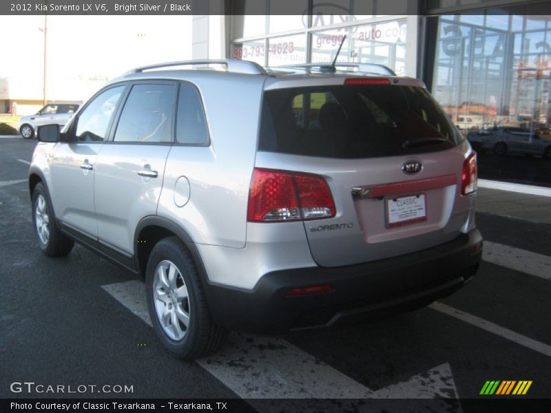 Bright Silver / Black 2012 Kia Sorento LX V6