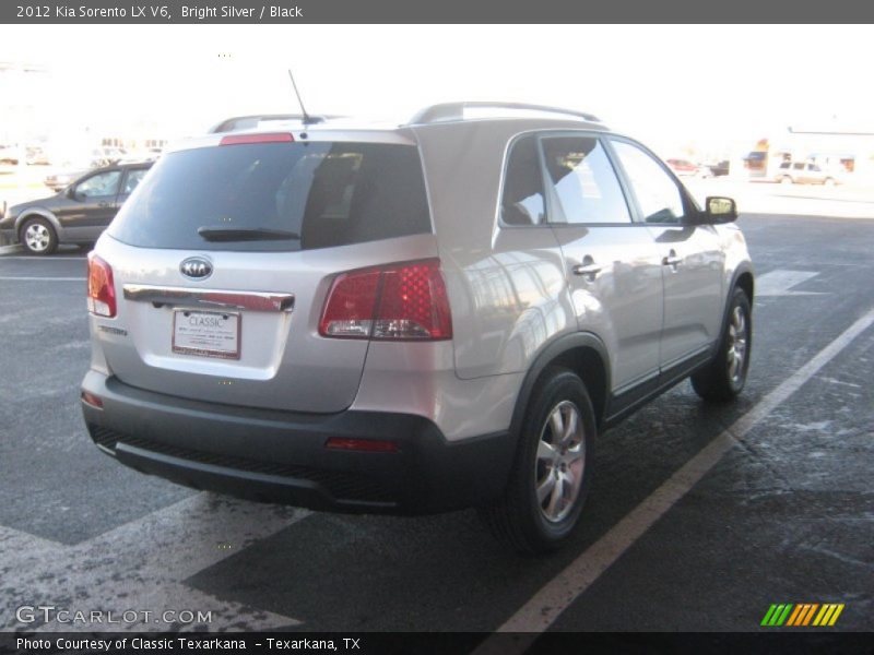 Bright Silver / Black 2012 Kia Sorento LX V6