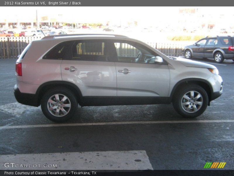 Bright Silver / Black 2012 Kia Sorento LX V6