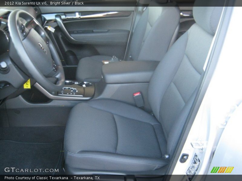 Bright Silver / Black 2012 Kia Sorento LX V6