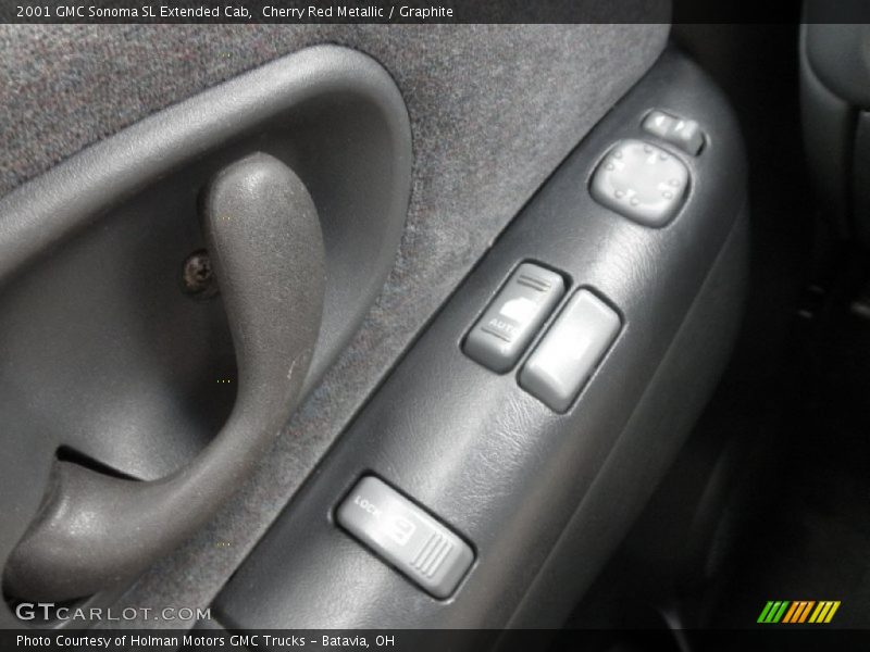 Cherry Red Metallic / Graphite 2001 GMC Sonoma SL Extended Cab