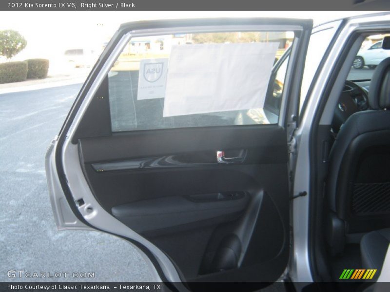 Bright Silver / Black 2012 Kia Sorento LX V6