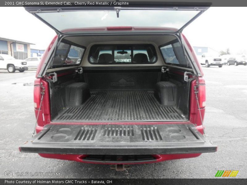 Cherry Red Metallic / Graphite 2001 GMC Sonoma SL Extended Cab