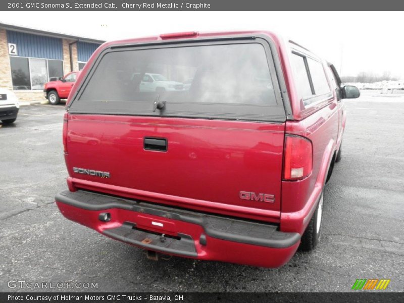 Cherry Red Metallic / Graphite 2001 GMC Sonoma SL Extended Cab