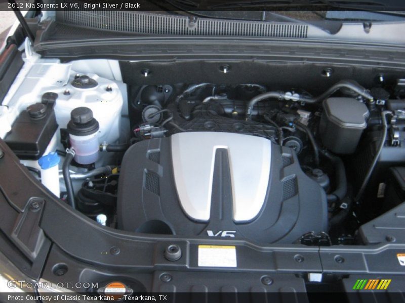 Bright Silver / Black 2012 Kia Sorento LX V6