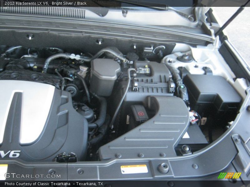 Bright Silver / Black 2012 Kia Sorento LX V6